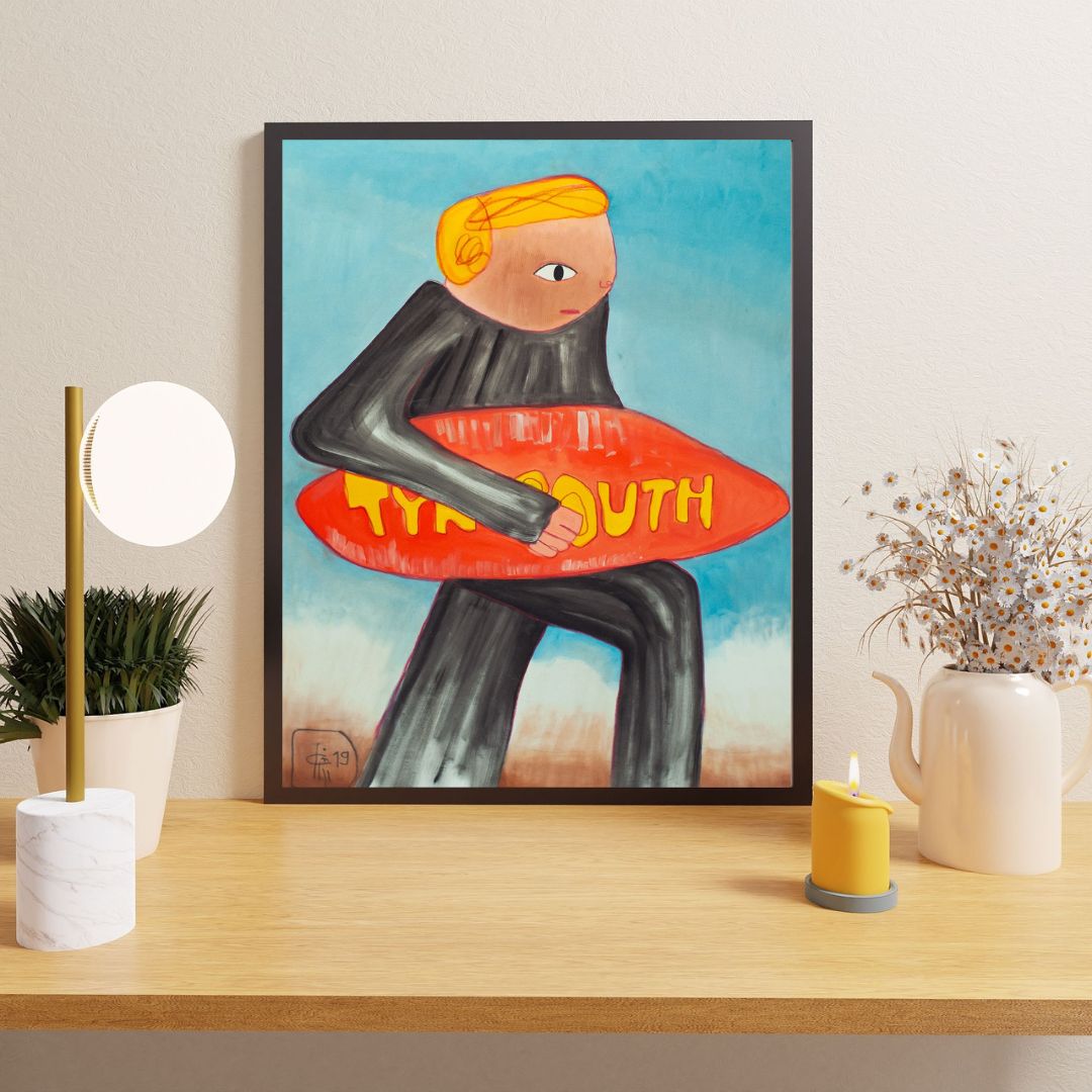 "TYNEMOUTH" by by Kübra Müjde - Premium Matte Paper Poster