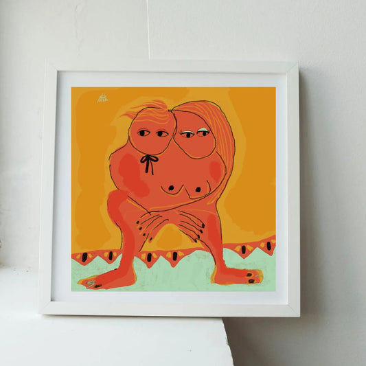 "TWO LOVES IN ONE BODY" by Kübra Müjde - Premium Matte Paper Poster